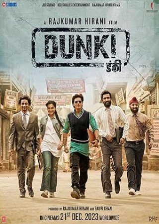 Dunki Movie Download in Hindi Shahrukh Khan 1080p/720p